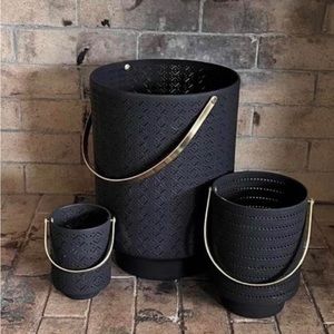 West Elm Porcelain Indoor/Outdoor Hurricane Lanterns